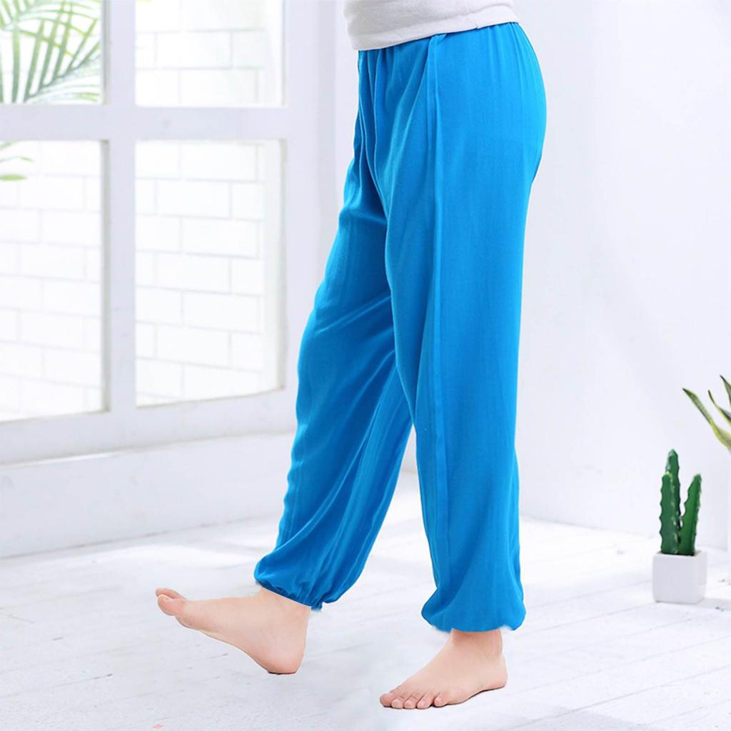 Dziecięce Bawełniano-Jedwabne Cienkie Spodnie Przeciw Komarom