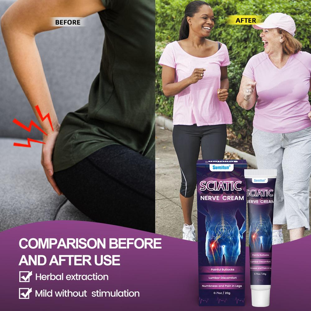 Joint Pain Ointment,Sciatic Nerve Acupoint Plaster Patch for Low Back Pain and Sciatic Bone Discomfort To Relieve Pain
