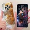 For Oppo Reno 12F 5G Case Reno12 FS Cool Dragon Tiger Painted Cover Soft Silicone Phone Case For Oppo Reno12 F 4G Reno12F Fundas