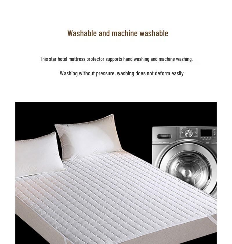 Dormitory Moisture-Absorbent & Machine-Washable Mattress Protector for Senior Care