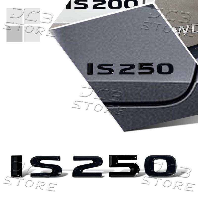 1Pcs 3D Chrome Metal Car AWD Letter Logo Fender side Rear Bumper Trunk Emblem Sticker For Lexus IS200 IS250 IS300 IS350 Decor