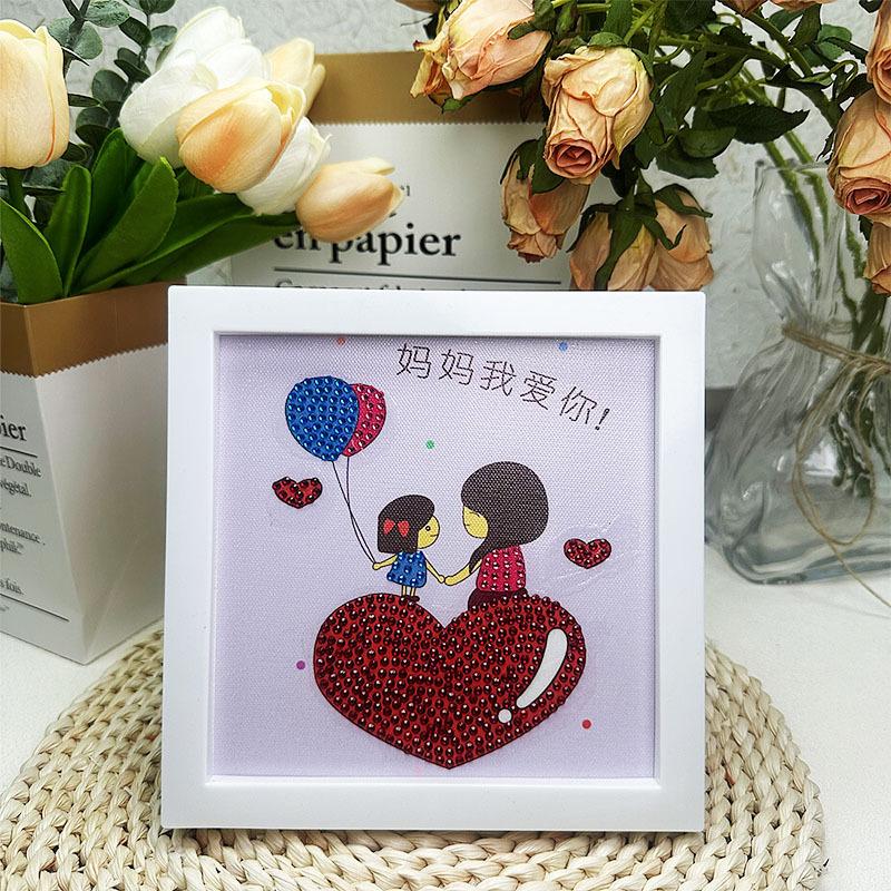 Children'S Diamond Painting Handmade Diy Masonry Painting Cartoon Diamond Sticker Bedroom Living Room Decorative Painting Photo Frame
