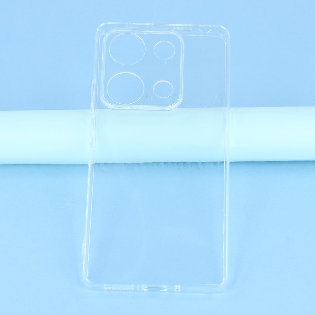 UNITHIN Für Xiaomi Redmi Note 14S 4G Hülle Ultradünn 0,7mm Klar TPU Anti-Sturz Handyhülle Präzise Aussparungen