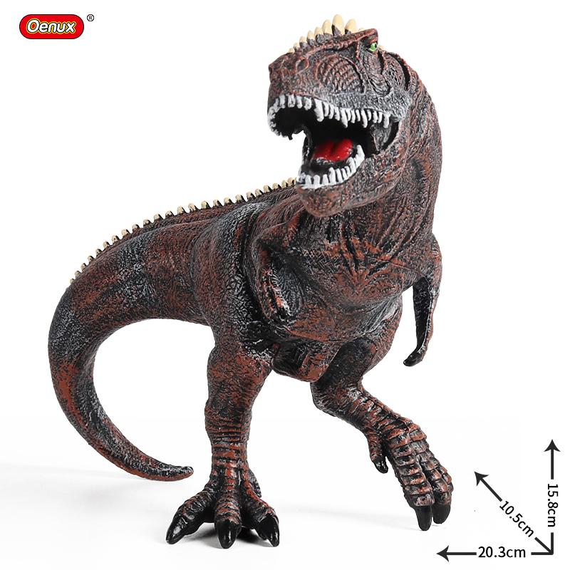 Oenux Dinosaurier Welt Spielzeug Savage Jurassic Indominus Rex Spinosaurus Triceratops Actionfiguren Sammlung Spielzeug Kinder Geschenk