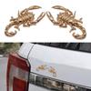 2Pcs Zinc Alloy Car Sticker 3D Rear Trunk Sticker Durable Emblem  Door