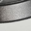 Daks Black Buckle Dd Logo Embossed Leather Belt