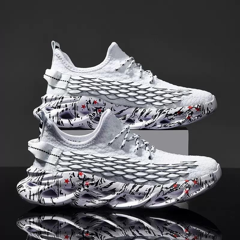 Size 48 Mens Shoes Casual Sports Running Shoes Marathon Air Cushion Breathable Lightweight Comfortable Athletic Nonskid Sneakers