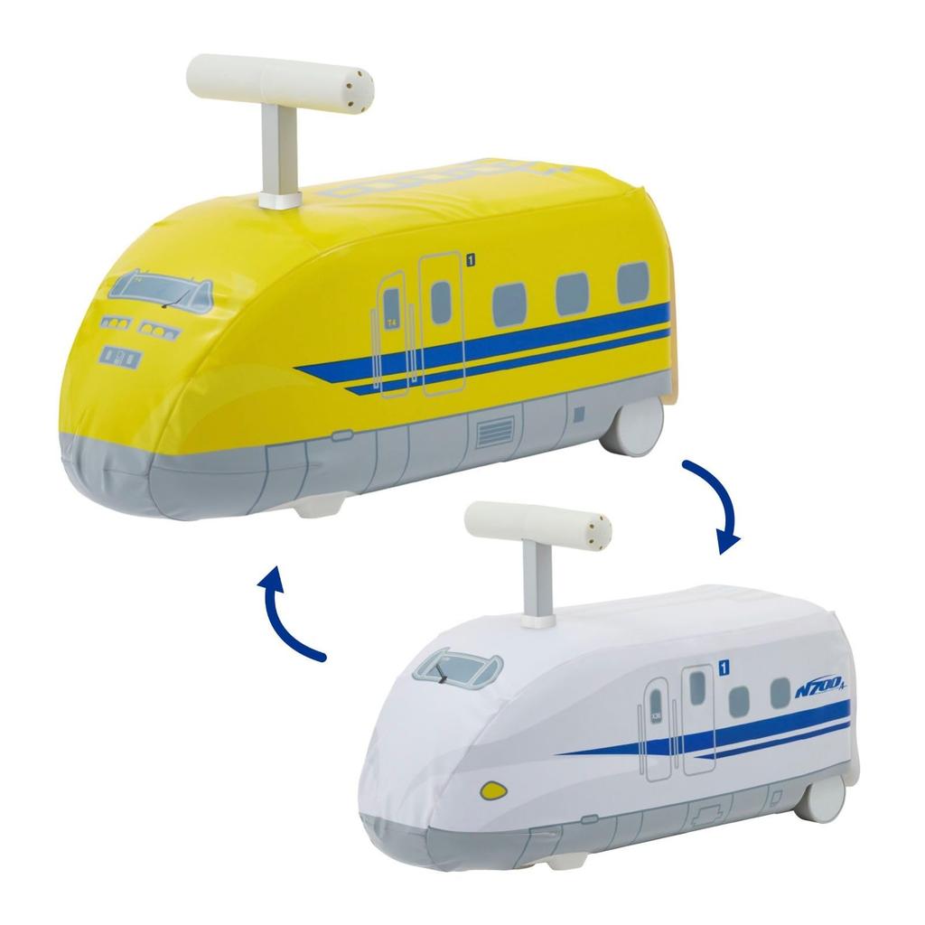 [Official E-commerce Exclusive] Ides Transforming Shinkansen | N700 & Doctor Yellow | Ride-on Toy | For ages 1-5 | Value Pack | Birthday Gift