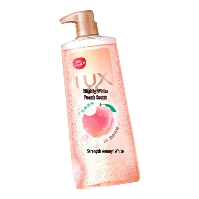lux White Peach Scented Bubble Refreshing 2-in-1 Shower Gel