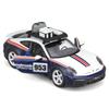 Bburago 1/24 Scale Porsche 911 Dakar White/Blue Diecast Model Car (Finished Model) 18-28029