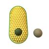 Catnip Self-Grooming Brush for Cats with Built-In Catnip Ball and Textured Surface for Scratching and Massaging