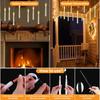 New 12Pc LED Floating Candles With Magic Wand Timer Flameless Flying Candle Flickering Burning Candles For Wedding Holiday Decor
