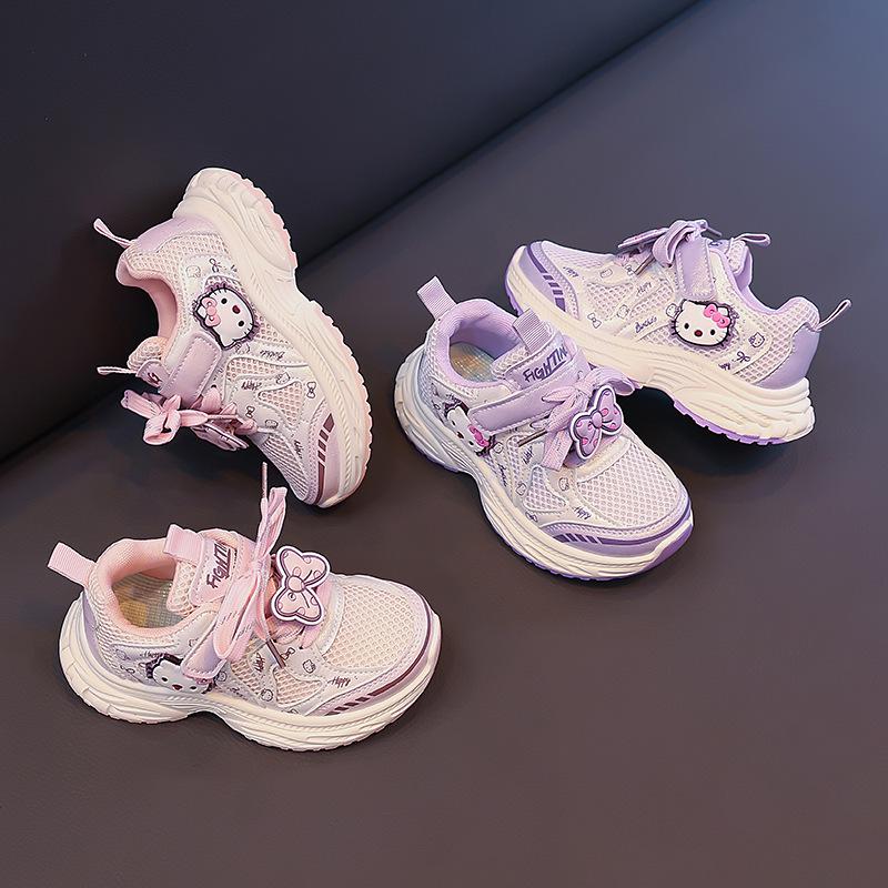 Hello Kitty Double Mesh Sports Shoes for Girls