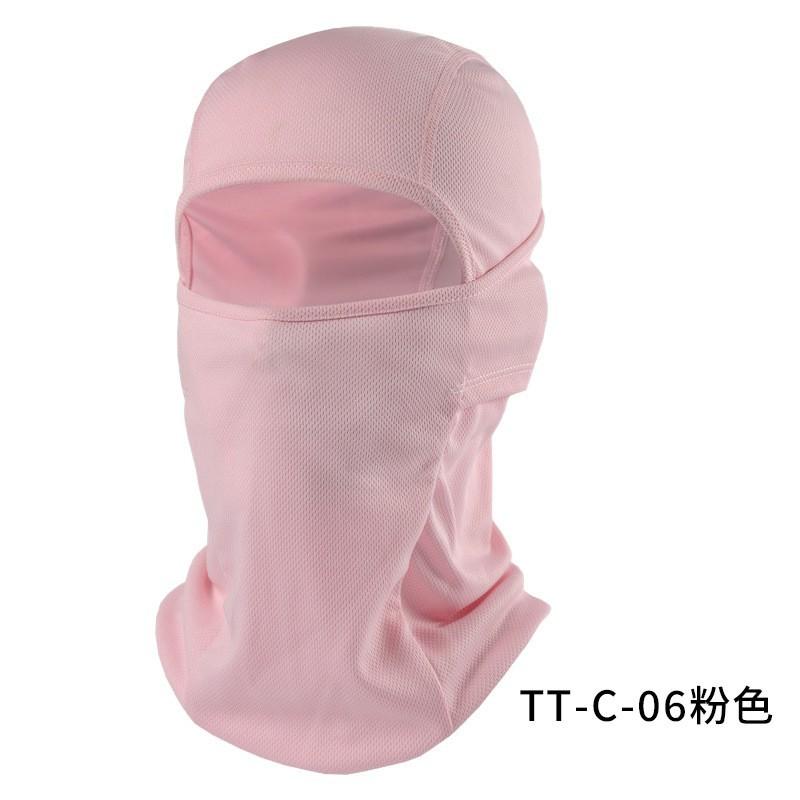 Summer riding headgear moisture wicking motorcycle sunscreen mask breathable quick drying face protection lining