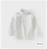 David Bella Girls' Antibacterial T-shirt Autumn Dress Boys' High Collar Bottom Shirt Baby Stylish Top
