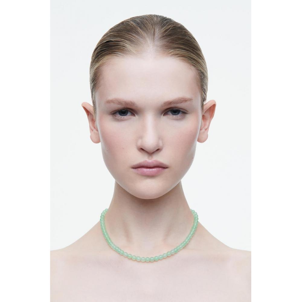 

Cos Japan Beaded Quartz Necklace SEAFOAM/ONESIZE