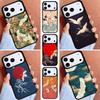 Japanese Cranes Art Phone Case for iPhone 16e 15 14 13 12 17 Pro Max Plus Air 17pro Cover Coque