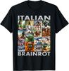 Brainrot Meme Italiaans Brain Rot Italiaans Brainrot T-shirt Heren Dames T-shirts Top