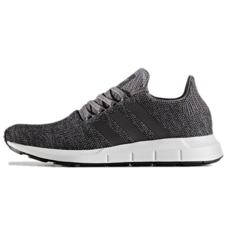 

Сірі чоловічі кросівки adidas Swift Run чорно-білі CG4116 42