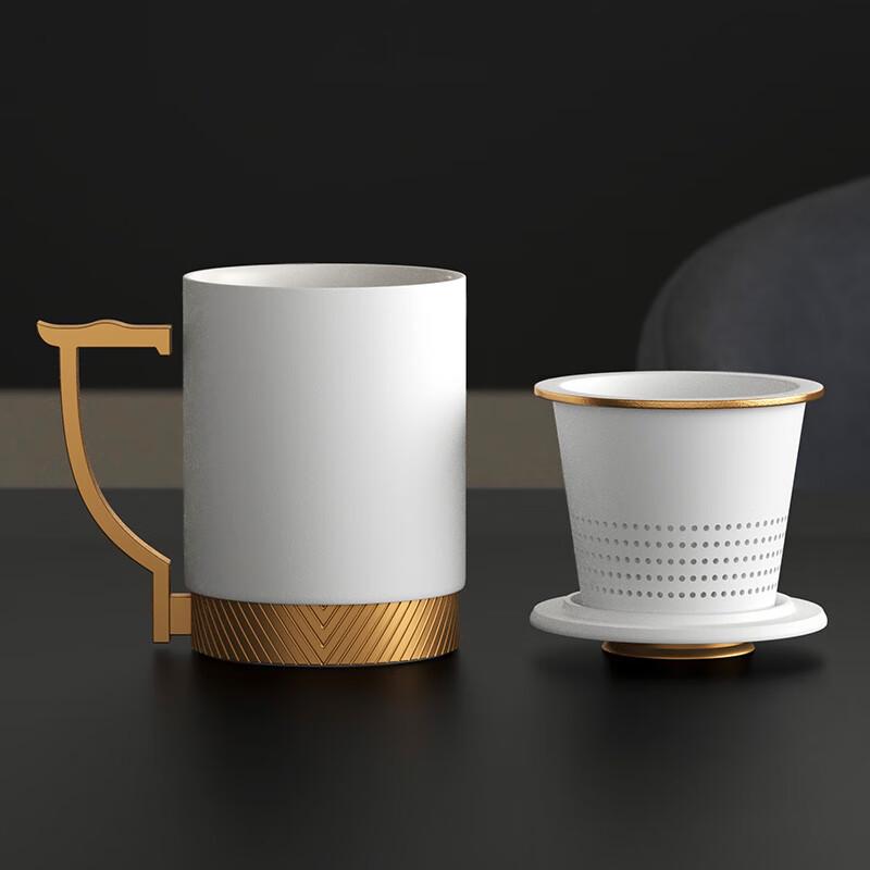 Forbidden City Dragon Rising Ceramic Tea Infuser Mug