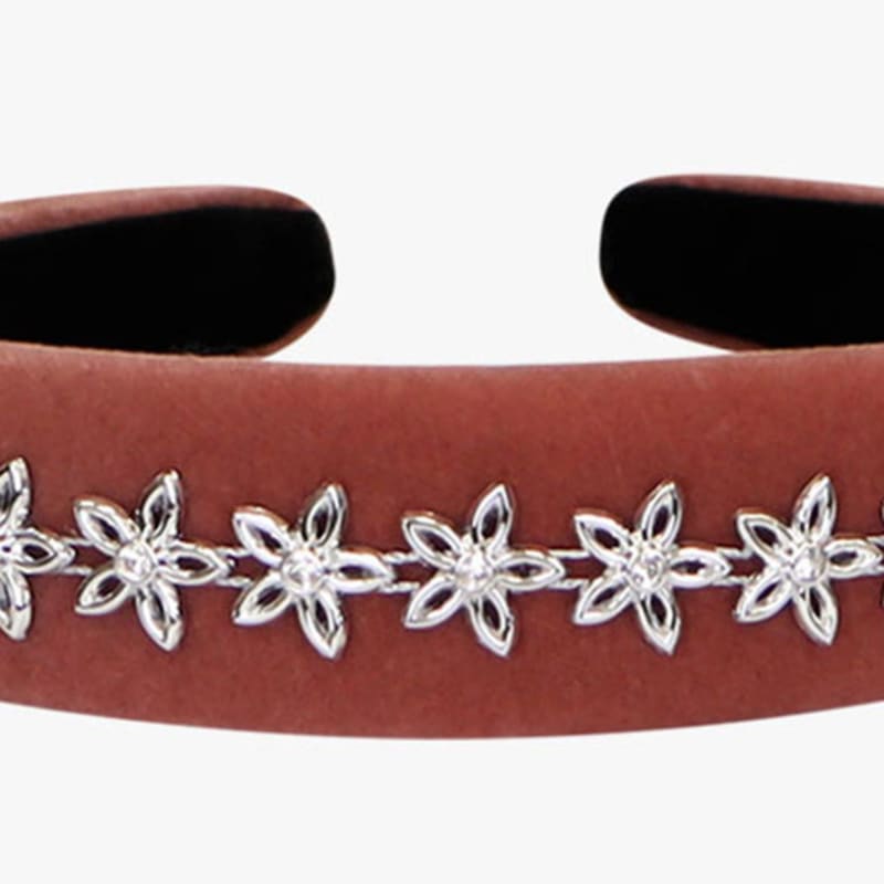 PINK PINEAPPLE TWINKLE VELVET HAIRBAND_PINK