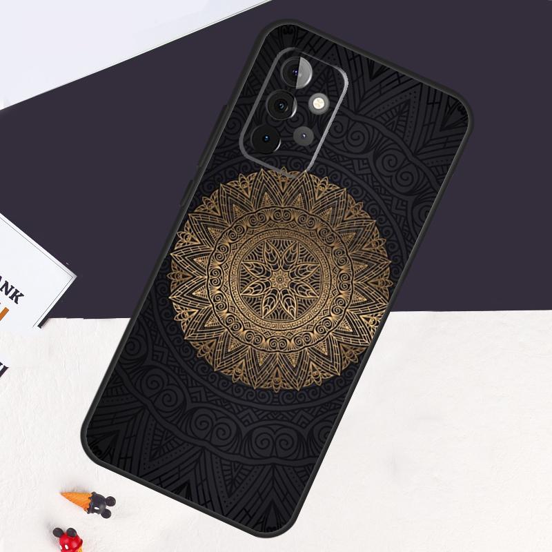 Indian Floral Henna Mandala Case For Samsung Galaxy A05 A06 A26 A16 A56 A36 A22 A32 A52 A54 A34 A14 A55 A15 A53 A33 A35