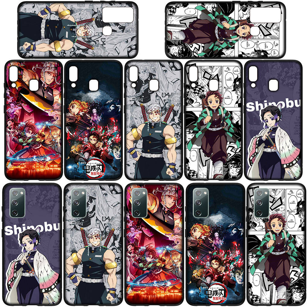 Case for Samsung Galaxy S25 S23 S22 S24 Ultra FE A05 A06 A15 A16 A36 A37 A35 A54 A55 A56 A57 A25 A26 A53 A17 Comics Kamado Tanjirou Demon Slayer Cover
