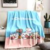 Chiikawa Theme Blanket Suitable For The Sofa Camping And Travel Made Of Soft Flannel Material An Ideal Gift For Occasions Such As Birthday