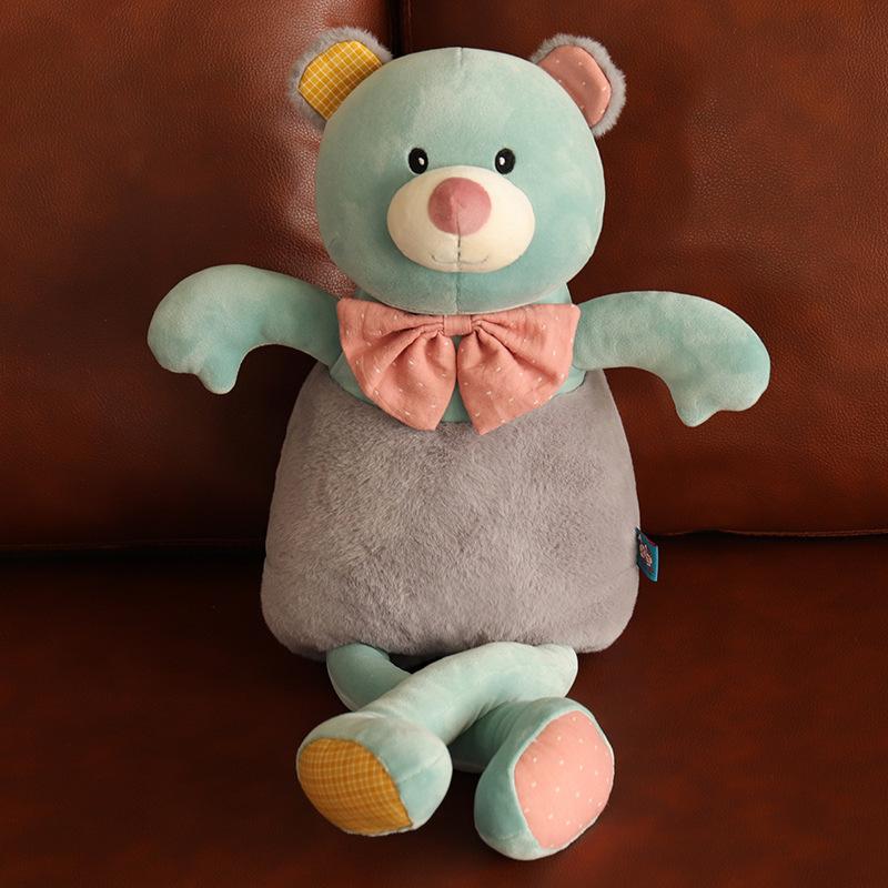 

Кролик с вытягивающимися ушками, плюшевая игрушка, подушка для сна, кукла-комфорт, теплая кукла-медведь в виде солнца, мальчик и девочка see details