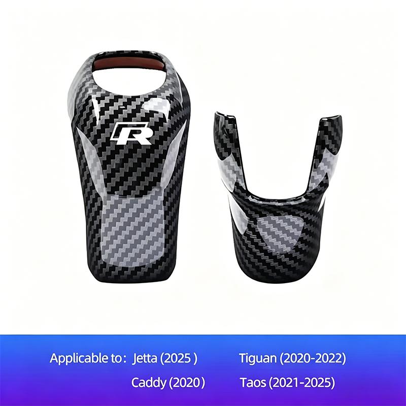 Volkswagen Gear Stick Cover Car Shift Lever Carbon Fibre Shell For VW Golf Polo GTI Tiguan R-Line Passat Variant Jetta Tirevalve