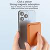Magnetic For Magsafe Leather Wallet Card Holder For IPhone 16 15 14 13 Pro Max Hide Phone Stand Bank ID Card Holder Pocket Cover