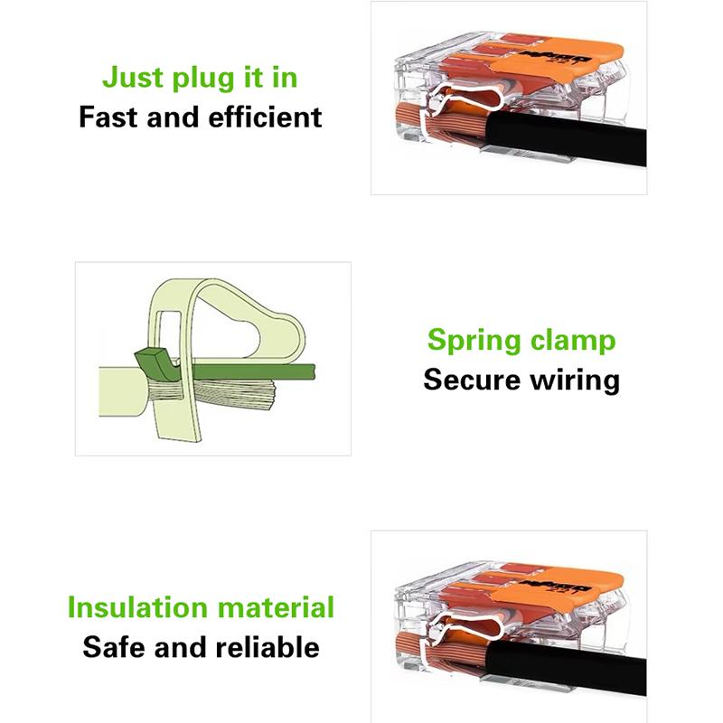 Original Wago Klemmenblock 221-412 221-413 221-415 221-2411 221-612 221-613 221-615 221-482 221-483 221-485 Verdrahtungsverbinder