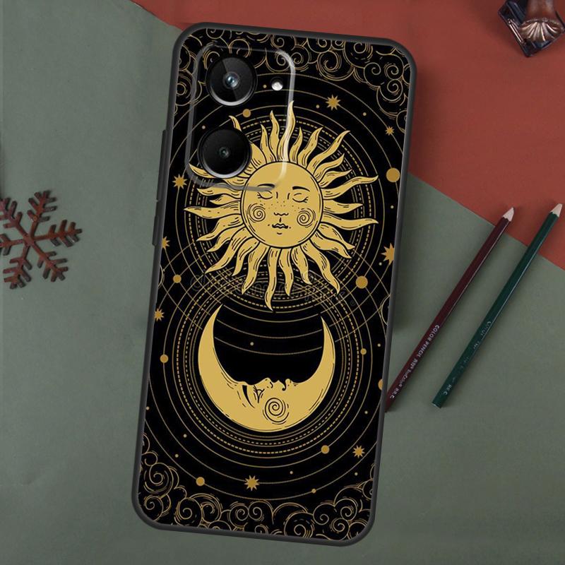 

Sun Moon Face Case For Realme 15 Pro GT7 GT6 C65 C67 C61 C53 C55 C51 C35 C63 C71 C75 11 12 13 14 Pro Plus Realme C51