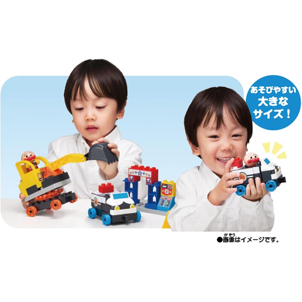 [BANDAI (BANDAI)] Blocklabo Let's do the work of things! Anpanman glue block bucket