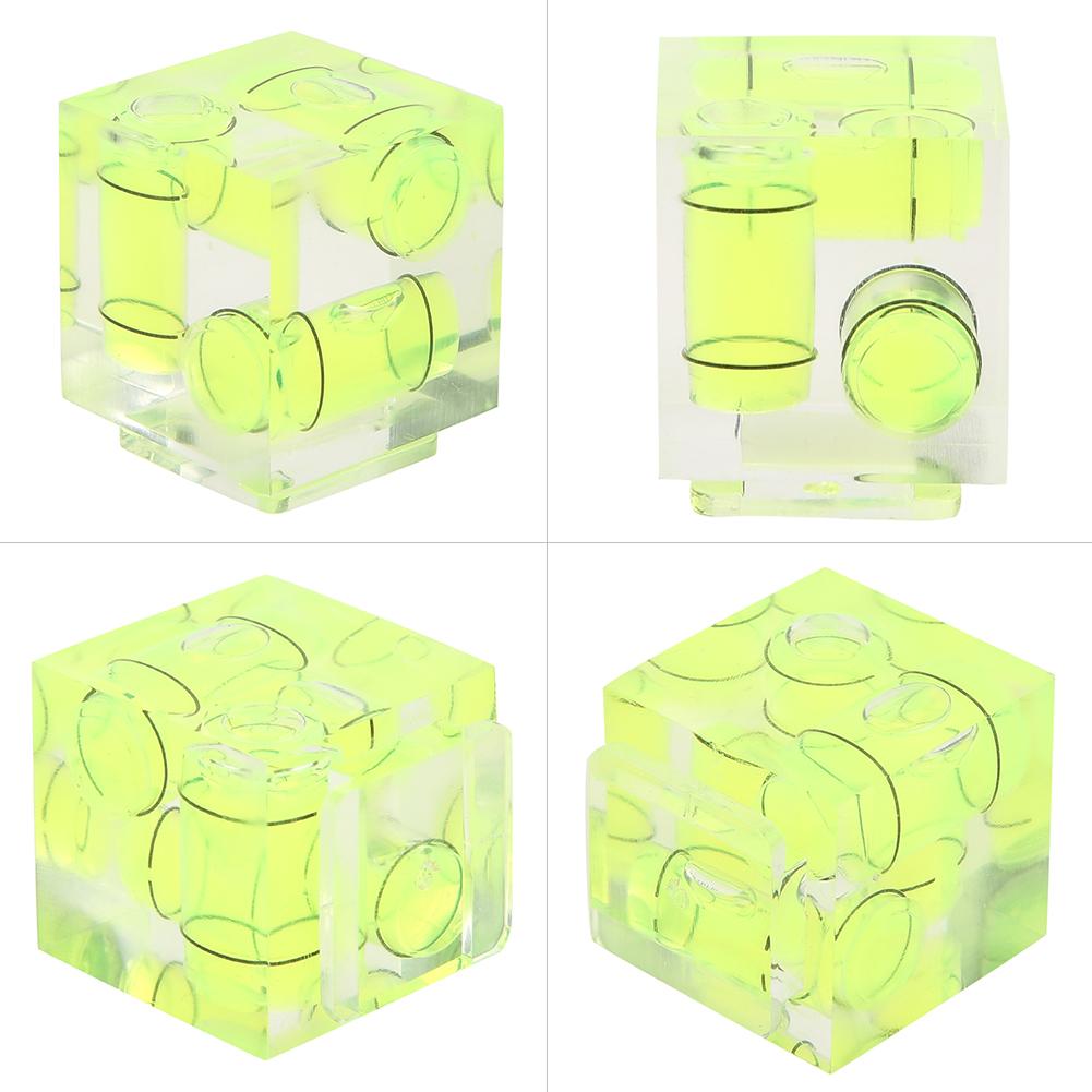 Cold Shoe Three Dimensional Square 3 Axis Bubble Air Level for Digital Camera