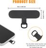 Perlmutt-Metallketten-Handy-Lanyard, Anti-Verlust und abnehmbare Perlen-Crossbody-Abholkette für Handys