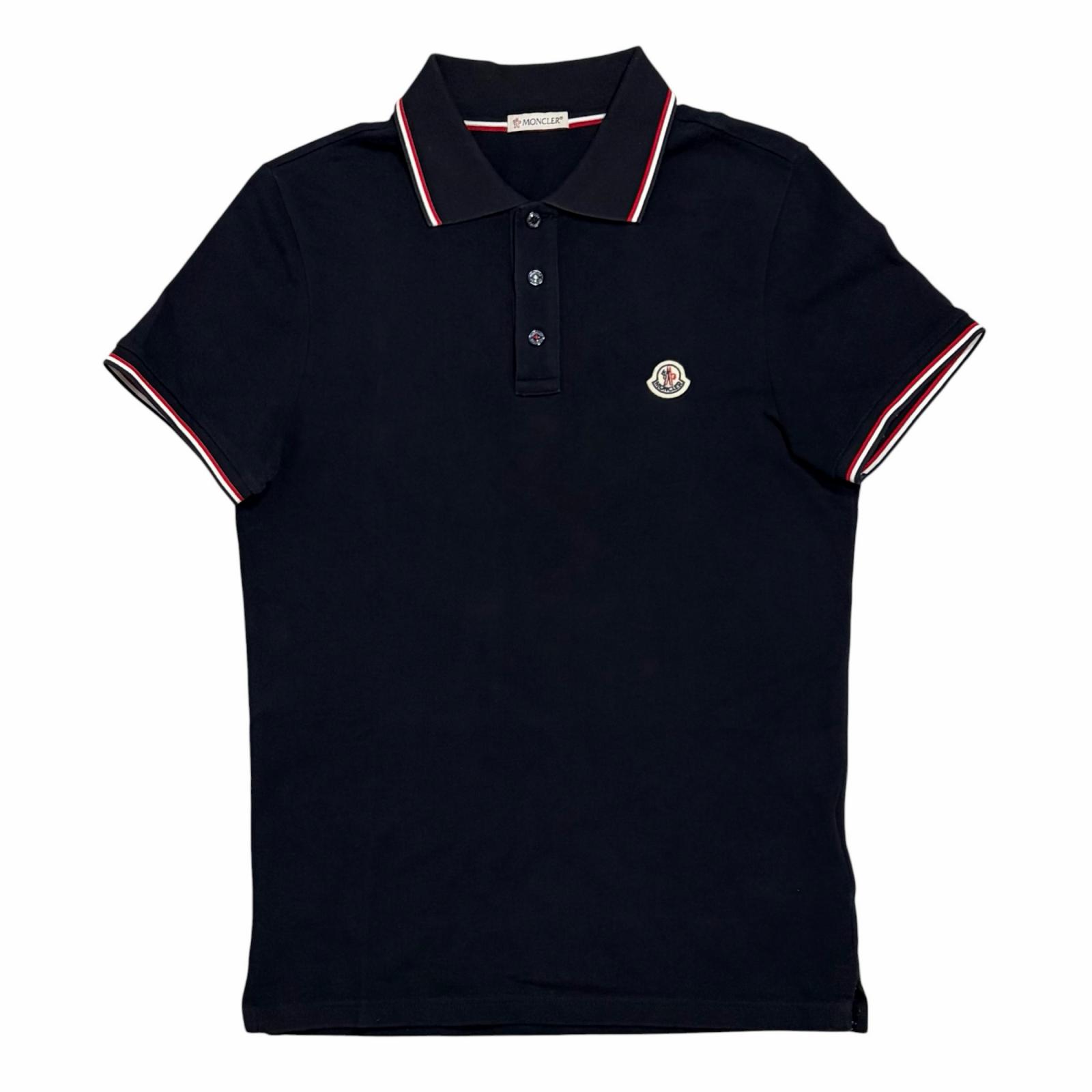 Used MONCLER E1091834560084556Polo shirt Dark navy mens