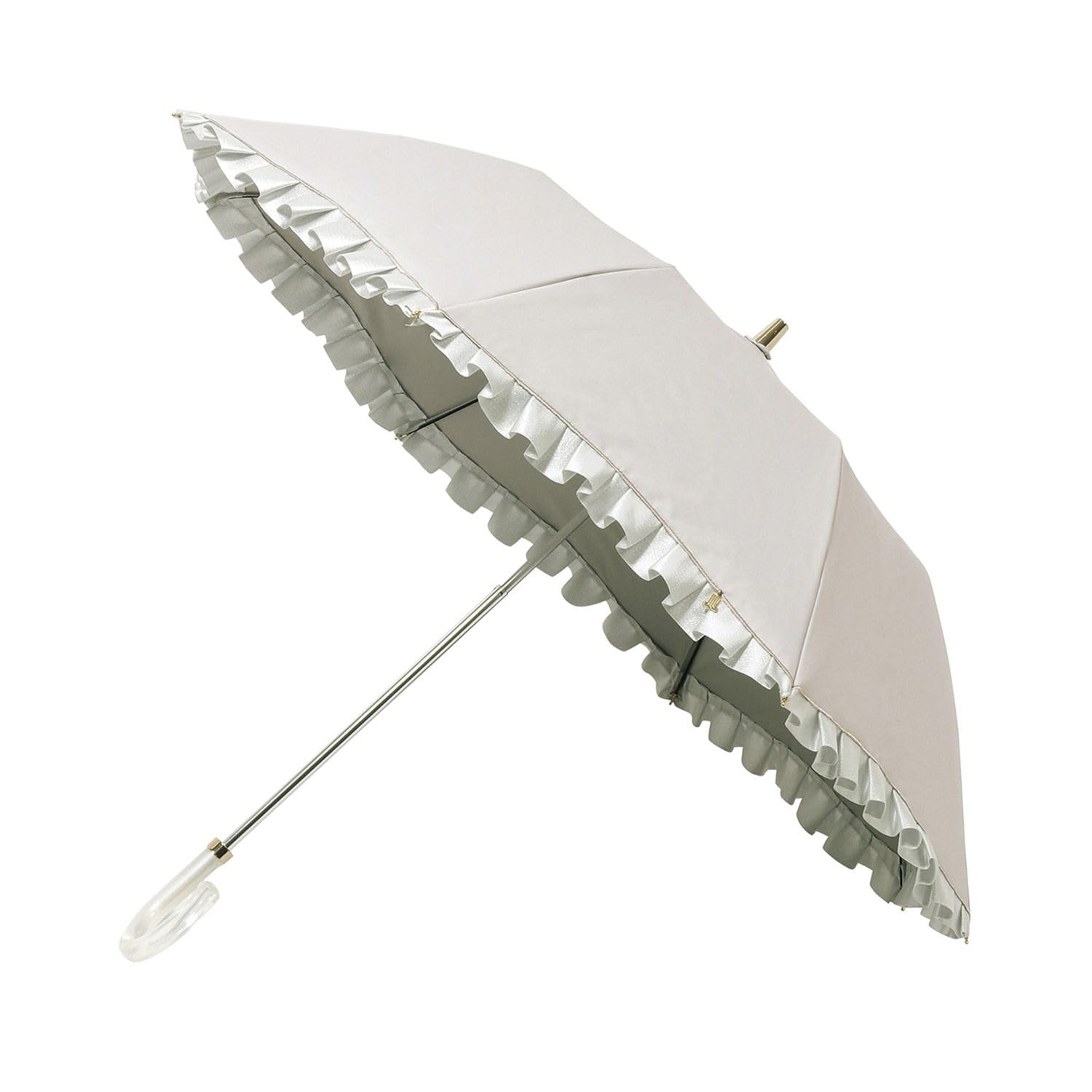 

Moonbat en складной для солнечной и дождливой погоды легкий тепловой УФ блестящий бежевый [Lanvin Bleu] Зонт от солнца, зонт, дни, первоклассная блокировка, блокировка, бежевый