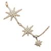 APM Monaco Six-pointed star shape, adjustable design, 925 silver bracelet, women's gold AB4031OXY