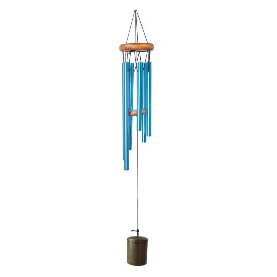 Vintage Aluminum Tube Wind Chime Natural Soothing Melody Outdoor Garden Yard Patio Hanging Metal Wind Bell Decoration