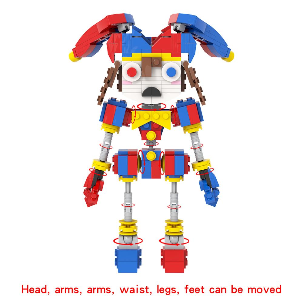 MOC Pomni Amazing Digital Circus Mattoncini Assemblati Figure Anime Sci-Fi Blocchi da Costruzione Compatibili Amici Giocattoli Regalo Per Bambini