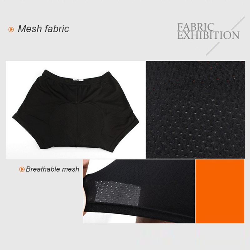Men Women 3D Padded Bicycle Bike Cycling Short Underwear Pants Comfortable Unisex Black Cycling Shorts Bike Short Pants