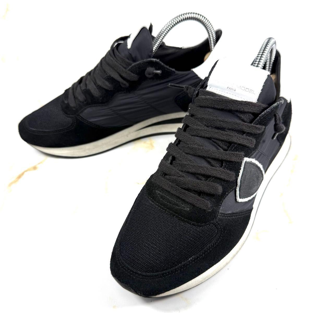 Used We will raise the price tomorrow! Beautiful item! PHILIPPE MODEL Sneakers Black 40 25.5 Philippe Model