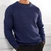 Men's Casual O-neck Loose Cotton Sweater Pullover
