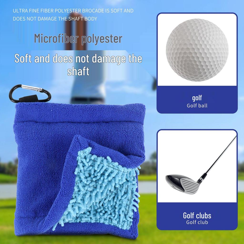 Outdoor Hanging Waist Golf Ball Cleaning Towel