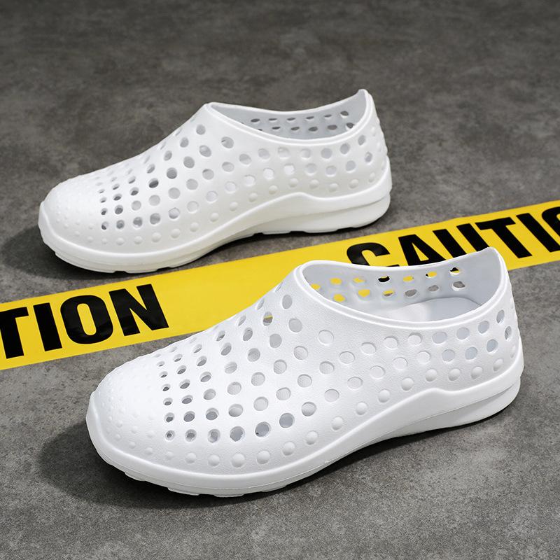 Large size men's and women's shoes casual fashion outdoor sports hole shoes non-slip beach shoes spring and summer versatile sandals