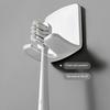 2PCS Toothbrush Holder Wall Mount Suspended Design Stand Self Adhesive No Drilling Toothbrush Organizer for Bathroom