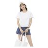 MJ STYLE Pure Cotton Short-Sleeve T-Shirt for Women, Summer 2026, Cropped Regular Shoulder Slimming Casual Versatile Petite Half-Sleeve Top