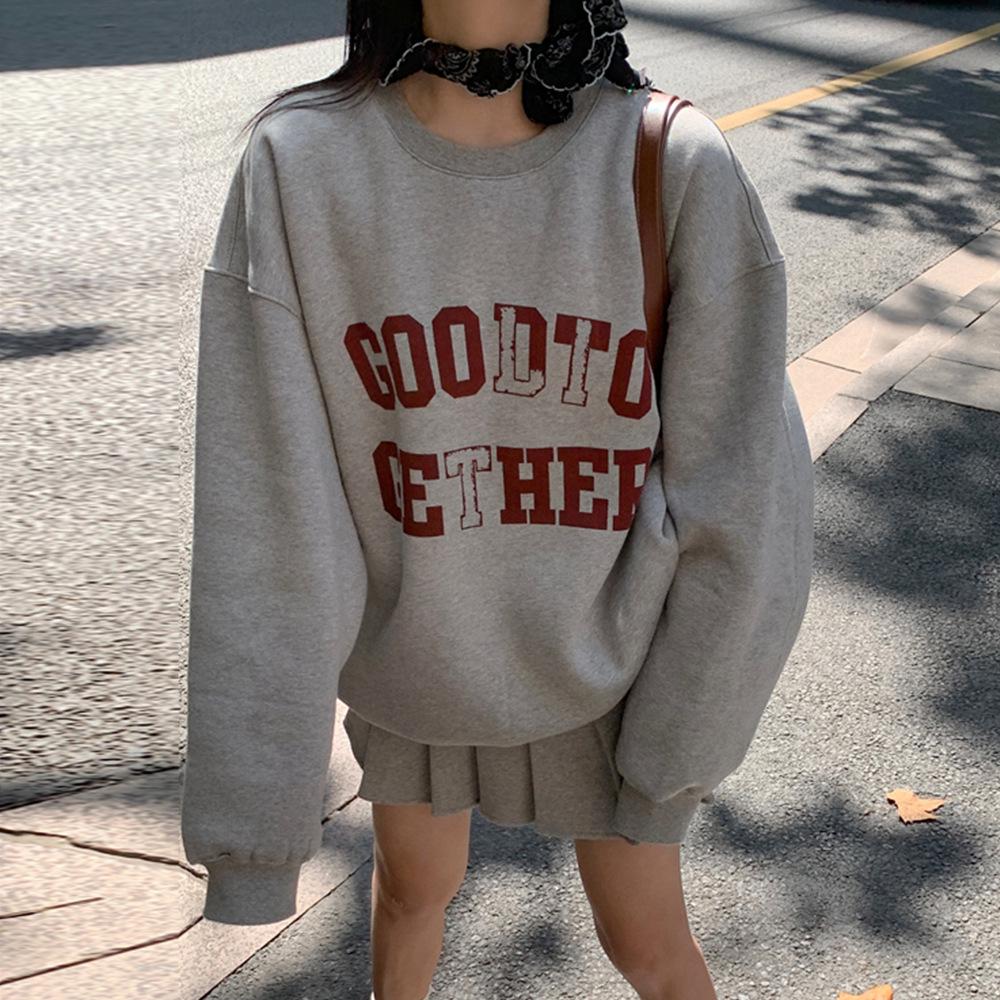 Early Autumn College Style Girls' Petite Hoodie Dress Two-Piece Set