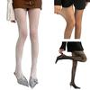 Hollowed Out Fishnet Hosiery Tights with Butterfly Floral Pattern Vintage See Through Pantyhose Stockings for Women